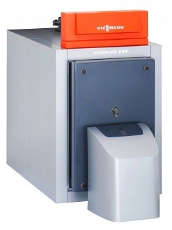Котёл напольный, Vitoplex 300, TX3A 500, Vitotronic 100 тип CC1E, без горелки, с дверцей