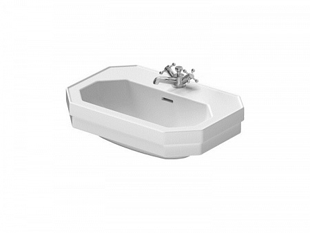 Раковина, Duravit, 1930, шгв 600*410*200, отверстия для смесителя-1, WonderGliss, цвет-белый