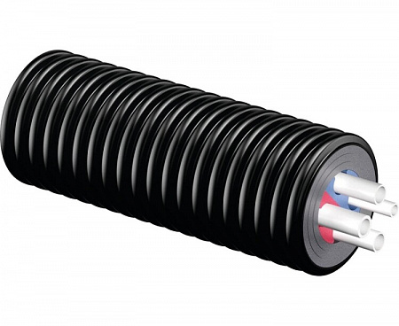 Труба Uponor Ecoflex Quattro 2x40x3,7-32x4,4-20x2,8/200 PN6/PN10 (длина 100 м) (стар. арт. 1044020)