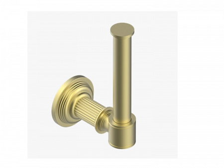 Держатель запасного рулона бумаги, THG, Grand Central With Black Onyx Lever Handle, шг 60*94, цвет-PVD матовая латунь