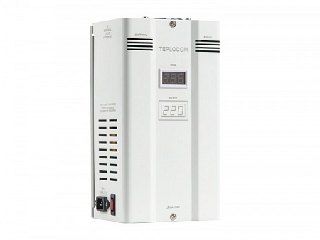 Стабилизатор напряжения для газового котла фазоинверторного типа, Teplocom,  ST-1000 Invertor