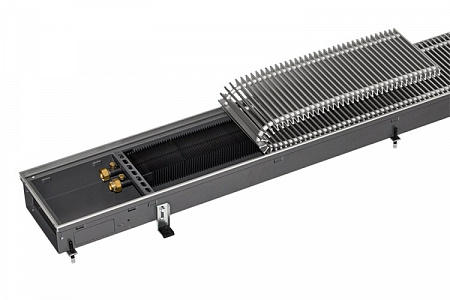 Конвектор, Katherm NK, 300*150*1400, линейная решётка, алюминий, натуральный, 1097 Вт