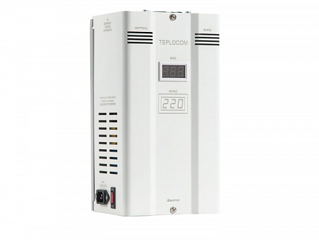 Стабилизатор напряжения для газового котла фазоинверторного типа, Teplocom,  ST 1500 Invertor