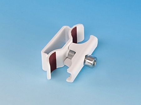 ZB0281 0001. Фиксирующий зажим, цвет RAL 9016