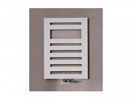 Полотенцесушитель, Zehnder, Metropolitan Spa, шв 400*805, нижнее справа, RACY-S, цвет-RAL 9016 Traffic White gloss, с окошком для полотенца