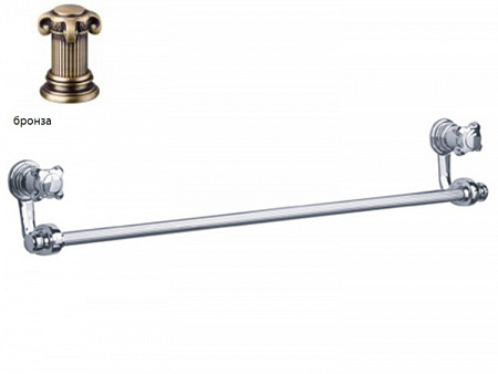 Полотенцедержатель, Jorger, Aphrodite, шгв 800*72*120, цвет-бронза