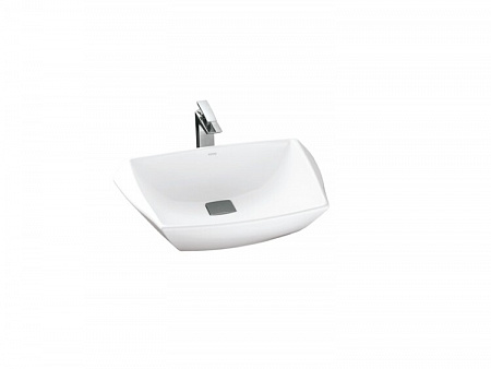 Раковина, ToTo, JEWELHEX, шгв 607*483*160, отверстия для смесителя-отсутствуют, цвет-белый