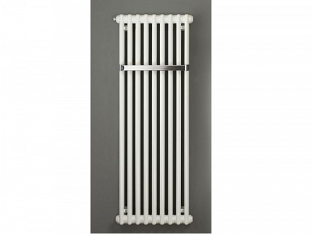 Полотенцесушитель, Zehnder, Charleston Bar, 2-рядный, шв 460*1500, по центру, цвет-0081, с хромированным полотенцедержателем