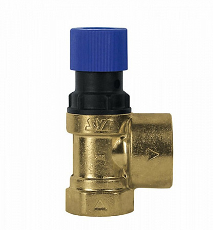 Клапан предохранительный, 2115, DN-32, 1 1/4", ВВ, 6 бар, латунь