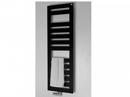 Полотенцесушитель, Zehnder, Metropolitan Spa, шв 400*1540, нижнее справа, RACY-S, цвет-0557 Black Matt, с окошками для полотенец