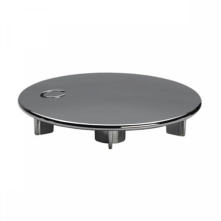 Накладка Domoplex, Viega, V1-Сифоны д/ванн и поддон, вид-накладка Domoplex, шг 75*75, цвет-хром