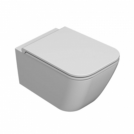 Унитаз подвесной Globo STONE, 360х520х330 мм, цвет Bianco lucido (STS05BI)