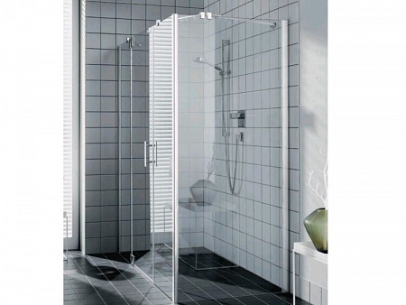 Боковая стенка, Kermi, Filia XP, шв 900*2000, серебристый глянцевый, цвет стекла-прозрачный