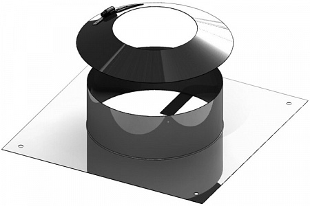 Крышка шахты с воротником, диаметр, мм-150